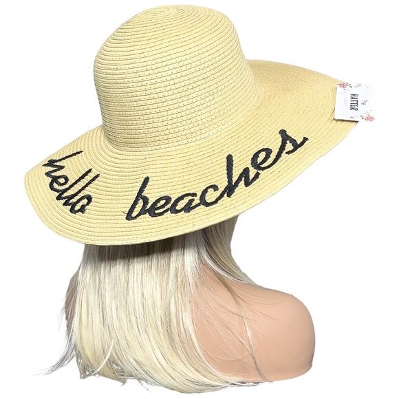 Large Brim Beach Sun Hat - Picture 7 of 11